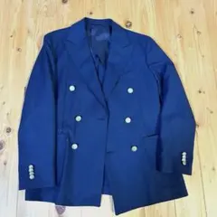 最終値下げ ユニバーサルランゲージ 紺ブレ ダブルブレスト ジャケット REDA