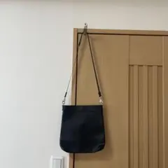 「美品」GLOBAL WORK ブラック ショルダーバッグ