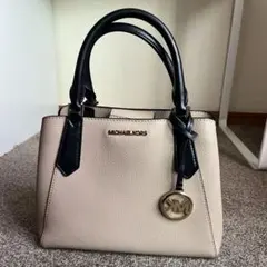 MICHAEL KORS ミニハンドバッグ ベージュ/ブラック 美品