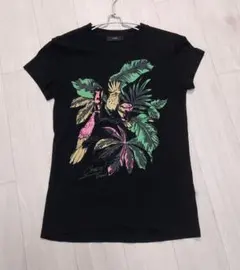 DIESEL ディーゼル tシャツ 半袖グラフィックTシャツ ブラック 美品