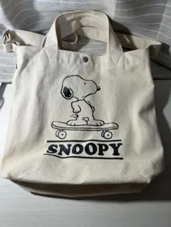 スヌーピー キャンバストートバッグ