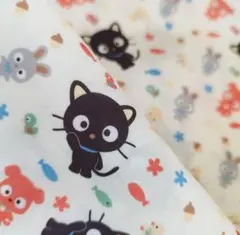 《50×70》チョコキャット ネコ サンリオ はぎれ 布 生地