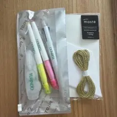 신품 미사용 아리히도도 펜셋 & MARK'S 장식 화환 세트
