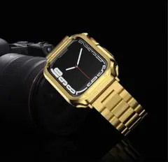 44mm アップルウォッチバンド カスタム 時計ベルト カバーベルト2点セット