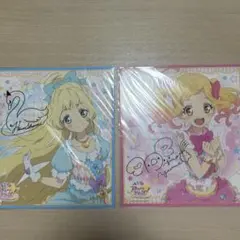 アイカツ！ 星宮いちご 霧矢あおい サイン色紙 公式 - メルカリ