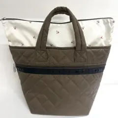 ♡LeSportsac 神崎恵 キルティング トートバッグ ブラウンのサムネイル