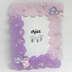 ホイップデコ　クリアホイップ　ピンクパープル　①