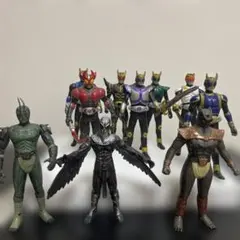 美品】仮面ライダー アギト クウガ ミニソフビ フィギュア 13体セット