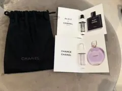 CHANEL チャンス＆ブルードゥ　巾着付き　パルファム サンプル 新品　非売品のサムネイル