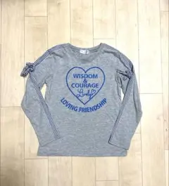 Material Blue bis 長袖Tシャツ 140cm　女子子供用