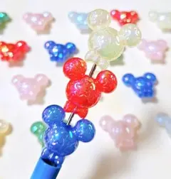 カスタムボールペンビーズ　ネズミ