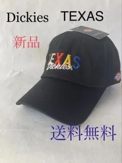 アメリカブランドDickies TEXAS 刺繍 ベースボールキャップ ブラックのサムネイル