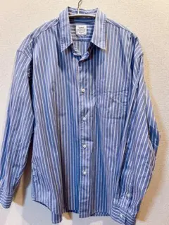 Coen コーエン　ストライプ　長袖シャツ　メンズ　秋服　冬服