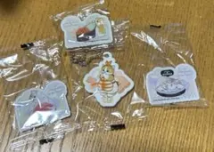 mofusand くら寿司 ラバーチャーム EBI とアクリルステッカー3点