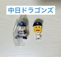 中日ドラゴンズ フィギュア 2点セット ガチャガチャ 調子くん、パワプロくん