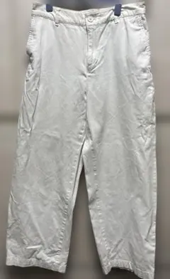 無印良品　ワイドパンツ　白