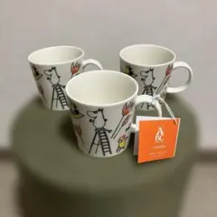 アラビア　ムーミンマグカップ（3個）