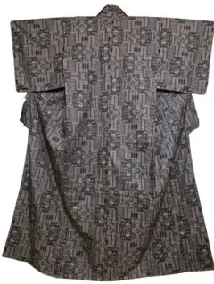 あ*こ様 【24時間以内発送】着物 本場大島紬 泥染め 一元式 美品 正絹