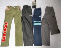 【値下げ】各ブランド キッズ ズボン＆靴下 5点セット