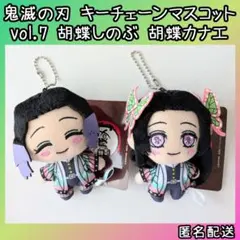 鬼滅の刃 キーチェーンマスコット vol.7 胡蝶しのぶ 胡蝶カナエ タグ付き