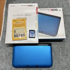[完品]美品Nintendo 3DS L L 任天堂　ブルーxブラック