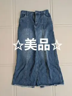 【美品】Right-on　ライトオン　デニム ジーンズ　スカート