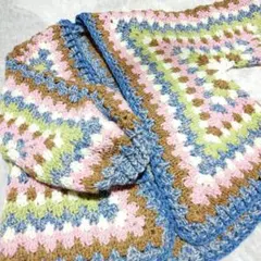 5.○85.ミックス　ヘキサゴンカーディガン