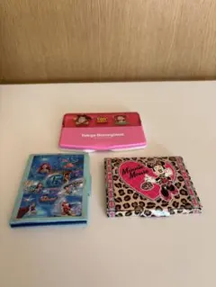 あぶらとり紙（ミラー付き）3セット トイストーリー、ミニーマウス、 シー