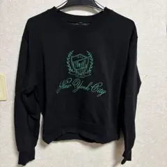 GU New York City ロゴ スウェット ブラックのサムネイル