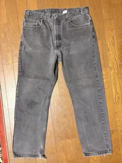Levi’s 505 グレー ストレートデニム　W38 L30