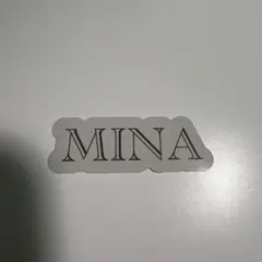 ミナ　ネームステッカー