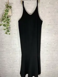 GRL グレイル キャミワンピ ブラック ワンピース ロング フリーサイズ 古着