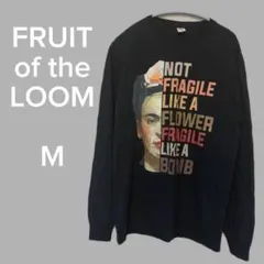 FRUIT OF THE LOOM ロンT M ブラック アート 長袖Tシャツのサムネイル