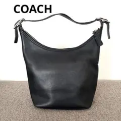 OLDCOACH コーチ　黒 レザー ワンショルダー　バッグ Y2K