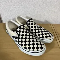 ⭐️VANS バンズ スリッポンチェッカー黒×白 US9 27.0センチ