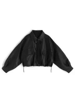 GRL fo1951 襟2Wayレザーブルゾン （ブラック） ジャケット 春 秋