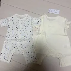 『 新品未使用』星柄ロンパース サイズ60 2枚セット