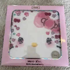 未開封新品　FEILER キティ　50thアニバーサリーハンカチのサムネイル