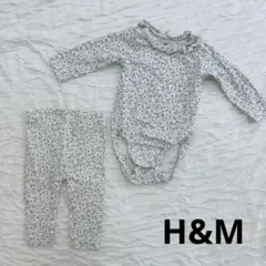 H&M 花柄ロンパース・カバーオール 3M 60
