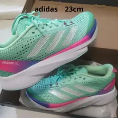 新品 23cm アディダス ADIZERO SL W アディゼロ グリーン