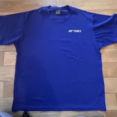 YONEX 無地 Tシャツ 青 Lサイズ 練習着 ユニセックス