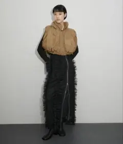 ADAM ET ROPÉ アダムエロペ サステナブル クロップド 中綿 ベスト