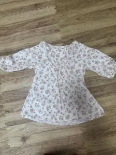 petit main 花柄 ワンピース 90cm