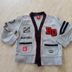 BABY DOLL カーディガン 110cm グレー