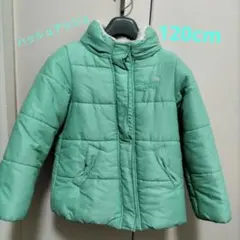 ミントグリーン 中綿コート 120cm　ハッシュアッシュ