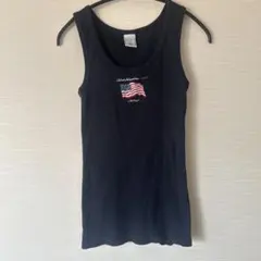 @アメリカ購入★OLD NAVY　アメリカ国旗　タンクトップ ネイビー '00のサムネイル