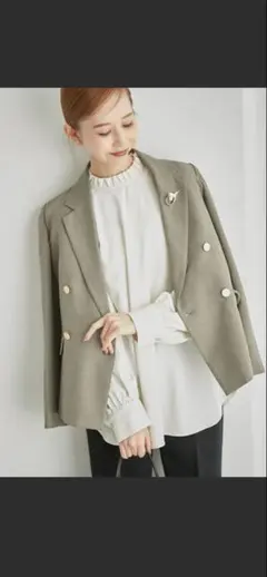 ロペピクニック　フリルカラーチュニックブラウス