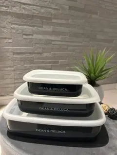 DEAN & DELUCA ホーロー食品保存容器 3点セット