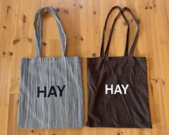 HAY ヘイ トートバッグ エコバッグ 2個セット