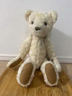 希少 ディッツ DITZ テディベア しろくま ぬいぐるみ 熊 - メルカリ